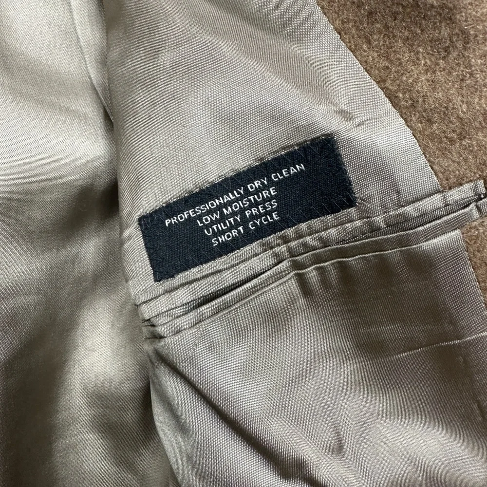 Jos A Bank Regal Camel Hair Sport Coat Blazer brown, sz 42‎ L